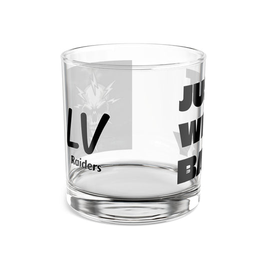 Just Win Baby Rocks Glass — 10oz Motivational Whiskey Tumbler