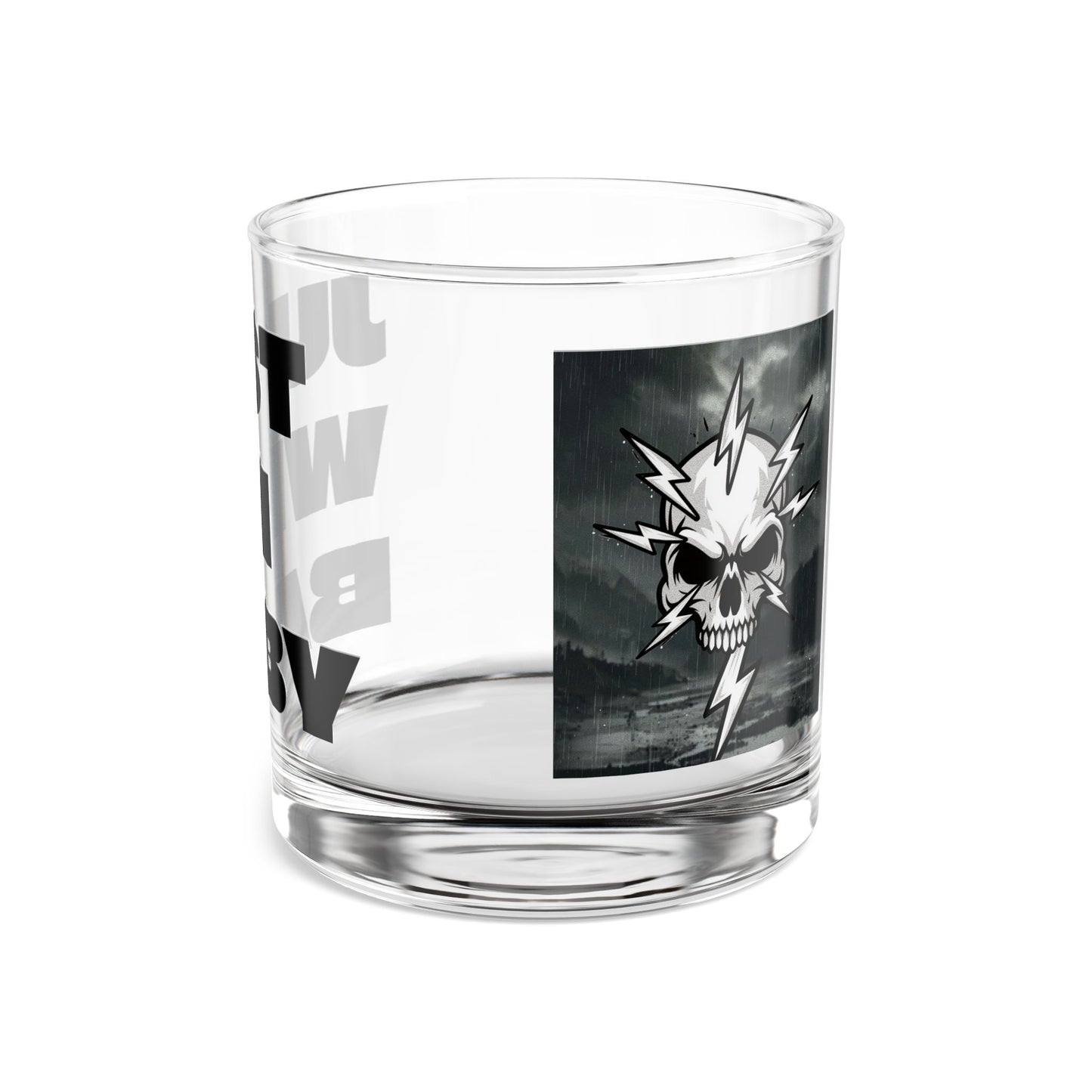 Just Win Baby Rocks Glass — 10oz Motivational Whiskey Tumbler