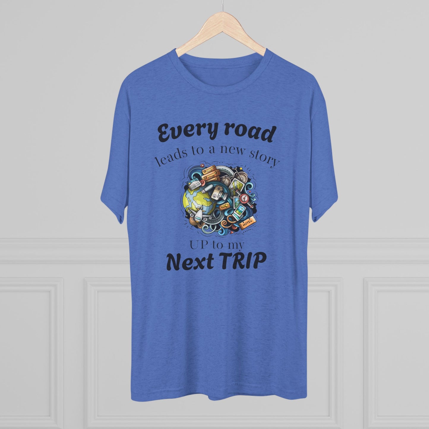 Road Trip T-Shirt — “Every Road Leads to a New Story” Travel Tee