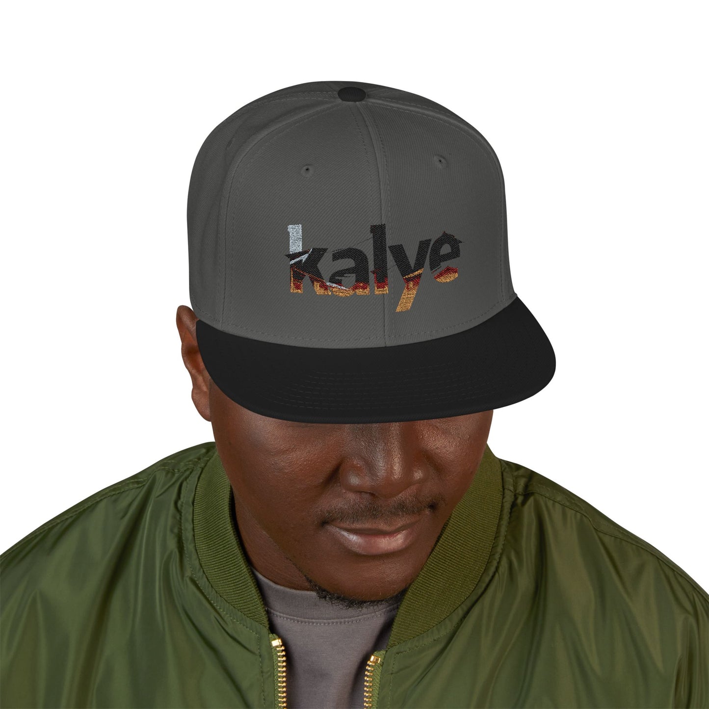 Kalye Cap - Embroidered 'Alive' Snapback Hat — Distressed Streetwear Cap