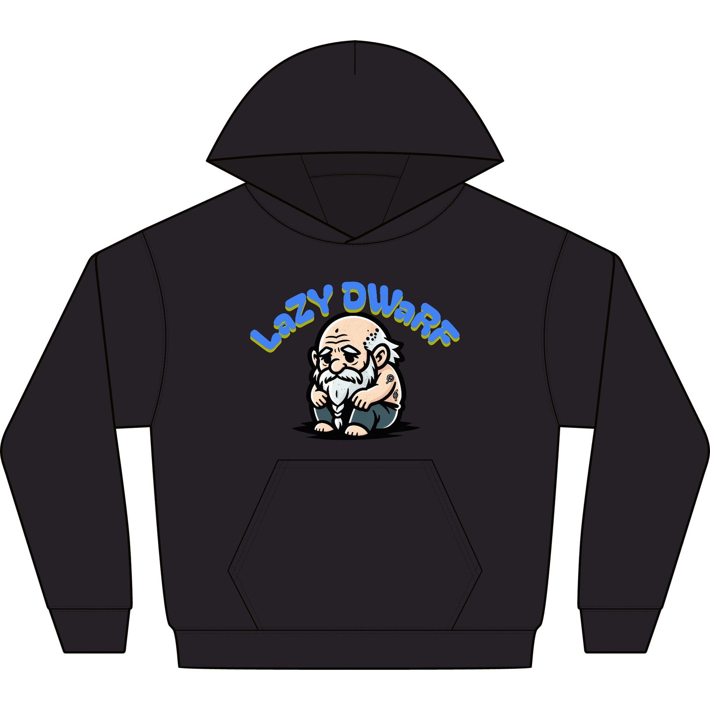 Lazy Dwarf Sad - Unisex Mainstreet Hooded Sweatshirt