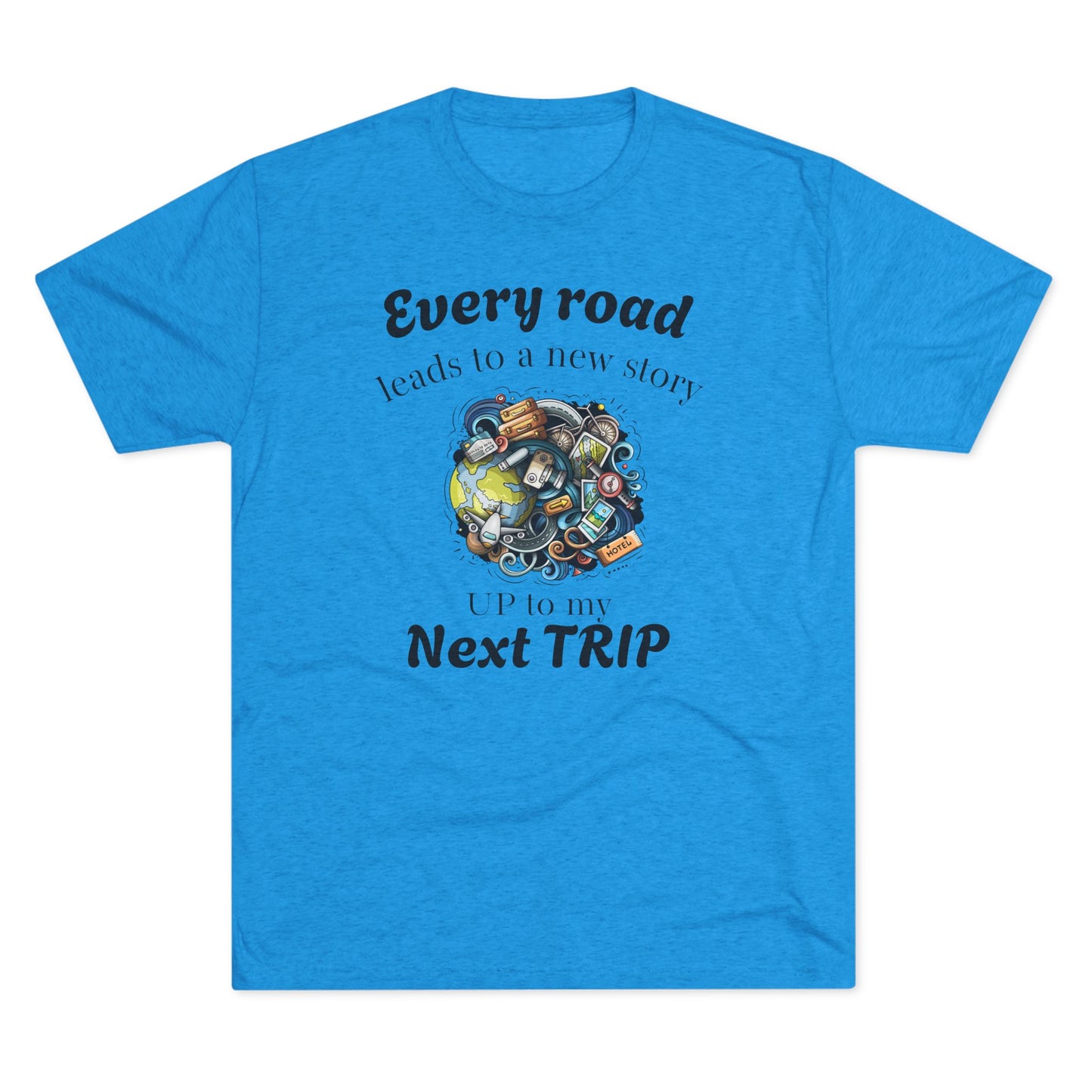 Road Trip T-Shirt — “Every Road Leads to a New Story” Travel Tee