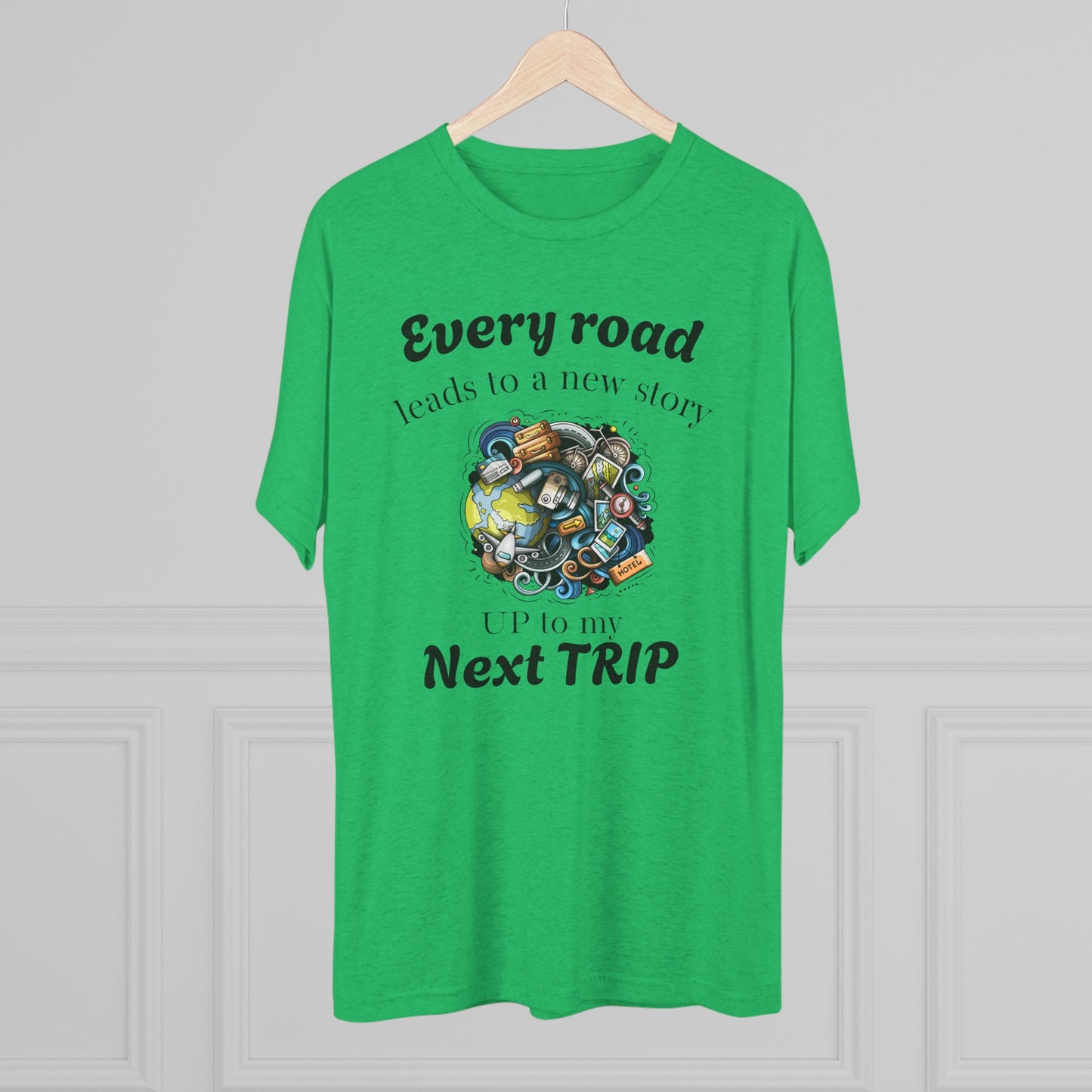 Road Trip T-Shirt — “Every Road Leads to a New Story” Travel Tee