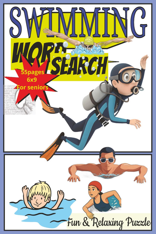 SWIMMING Word Search