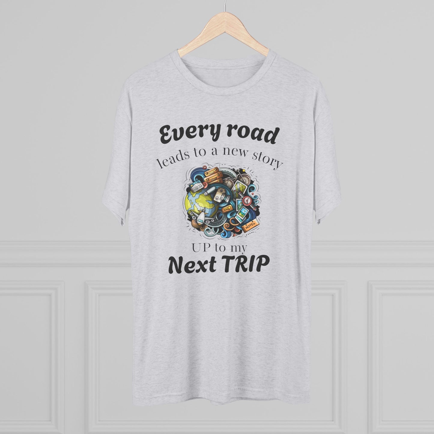 Road Trip T-Shirt — “Every Road Leads to a New Story” Travel Tee