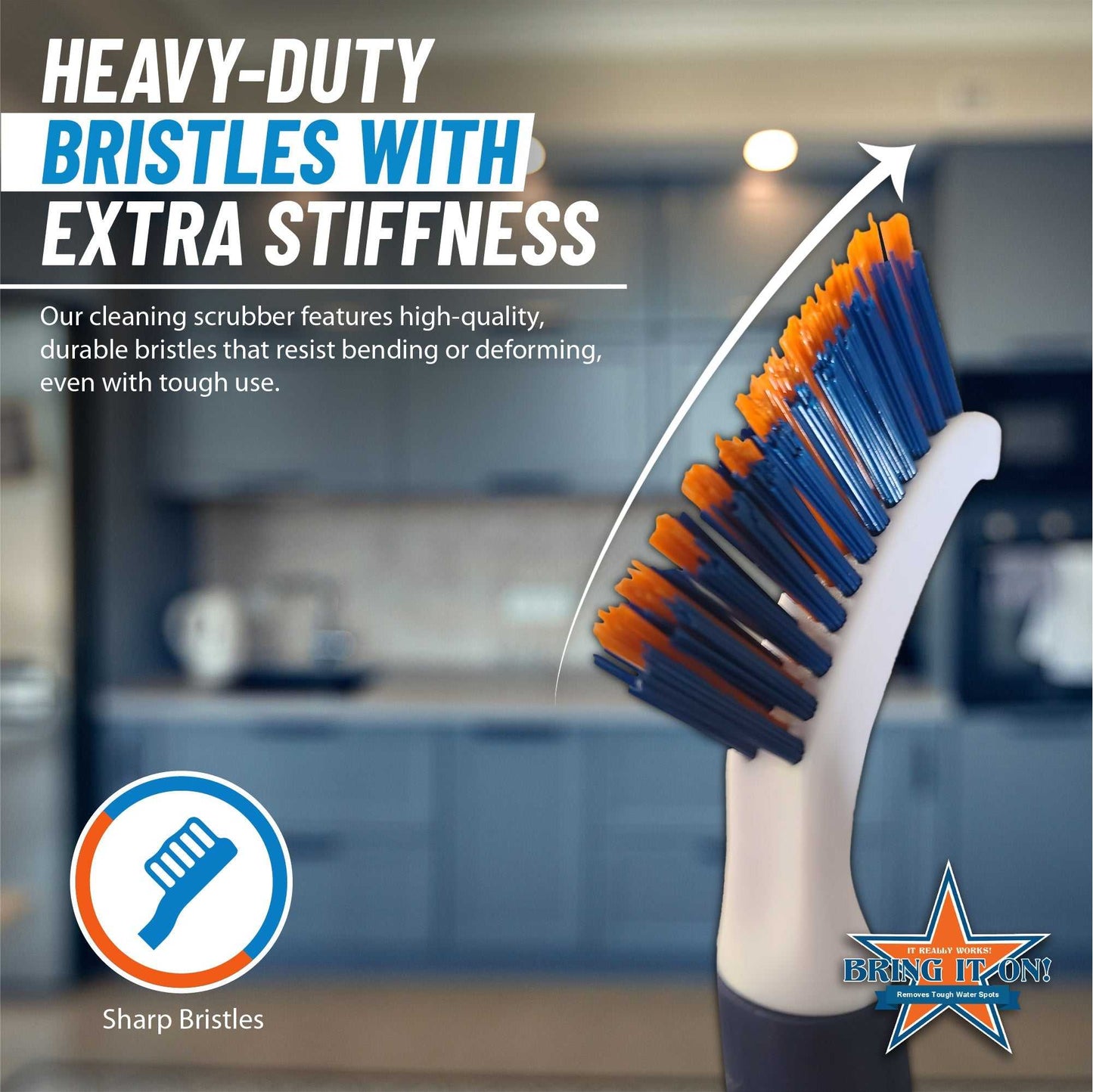 Bring It On Grout Pro Cleaner with Grout Cleaning Brush – 32Fl Oz